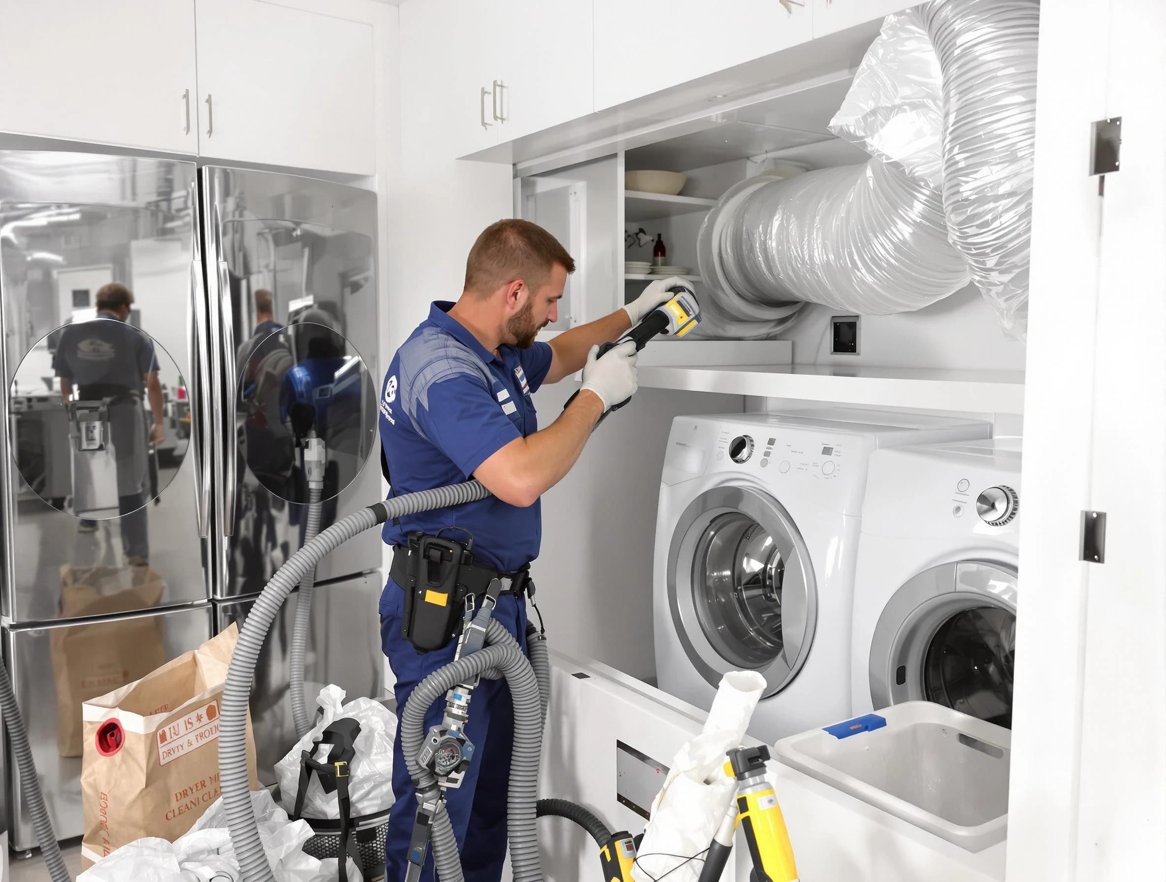 Professional duct cleaning by Greensburg Dryer Vent Cleaning in Greensburg