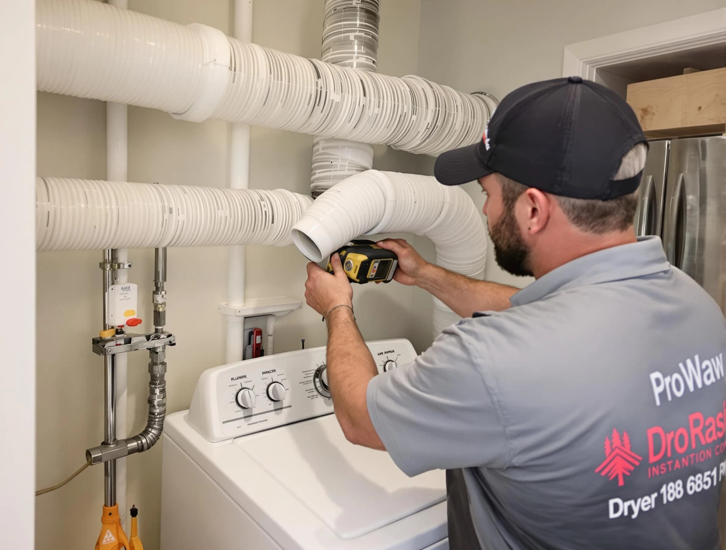 Professional dryer vent hose installation by Greensburg Dryer Vent Cleaning in Greensburg