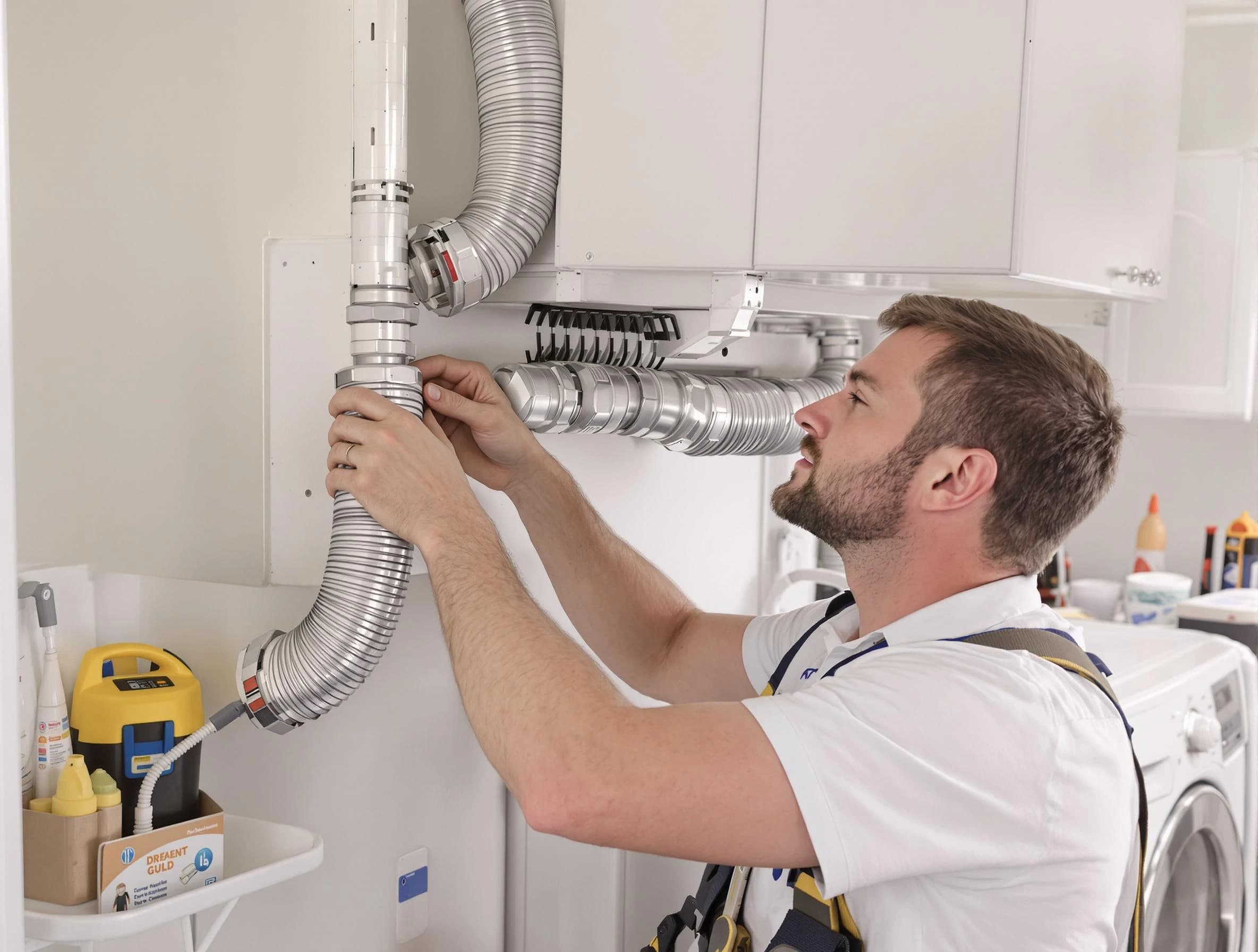 Professional dryer vent repair and installation by Greensburg Dryer Vent Cleaning in Greensburg
