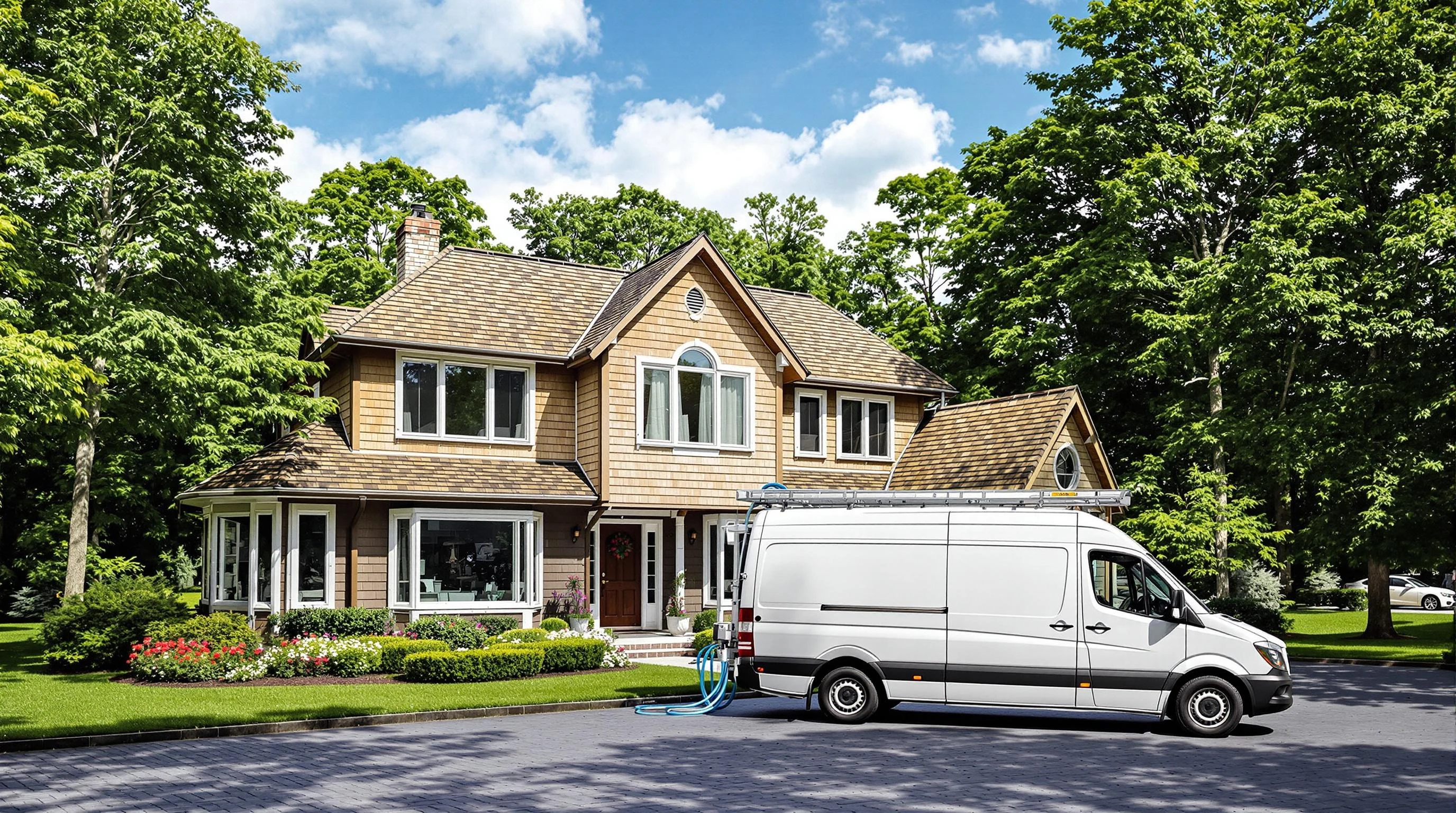 Greensburg Dryer Vent Cleaning dryer vent cleaning crew working in Hempfield, PA