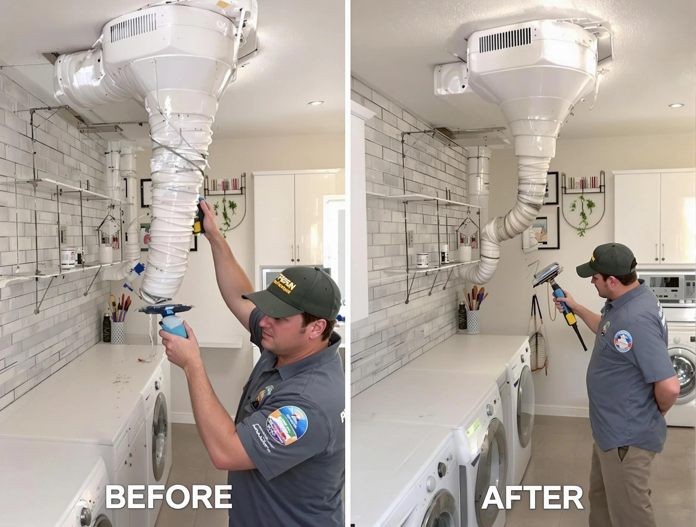 Professional dryer exhaust vent cleaning by Greensburg Dryer Vent Cleaning in Greensburg